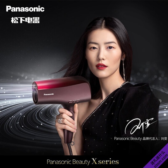 松下（Panasonic）电吹风机 家用 大功率 发梢护理 纳米水离子 纳诺怡 双倍矿物质负离子 XD20